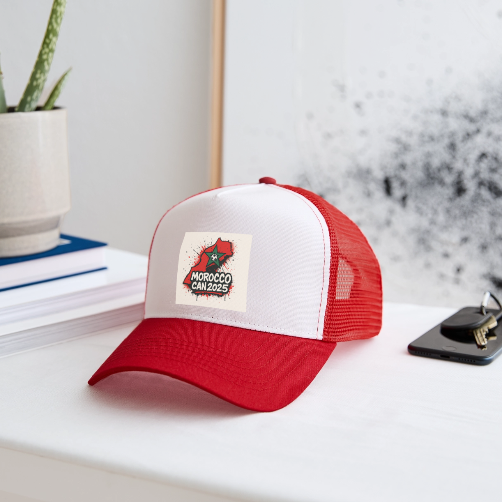 casquette Can 2025 - blanc/rouge