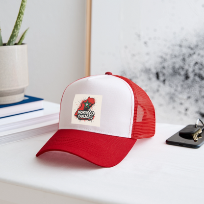 casquette Can 2025 - blanc/rouge