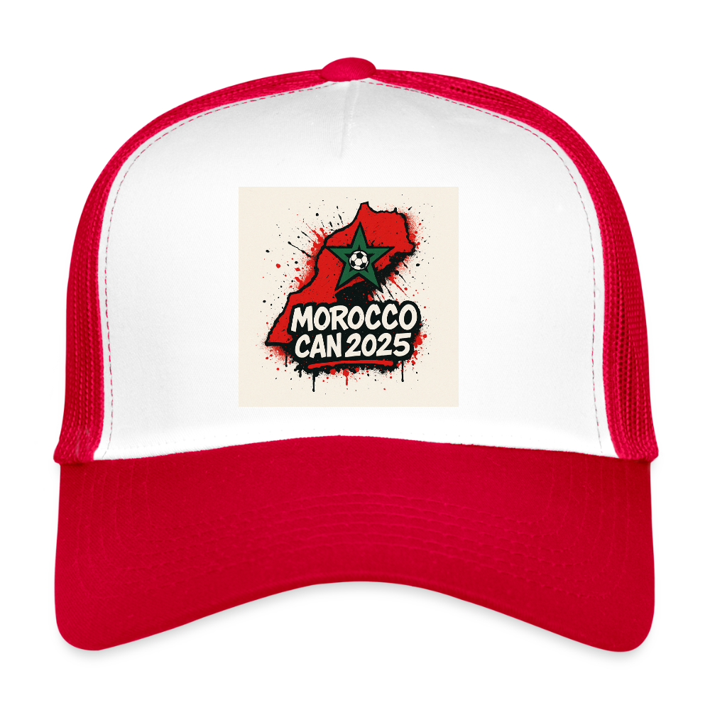 casquette Can 2025 - blanc/rouge