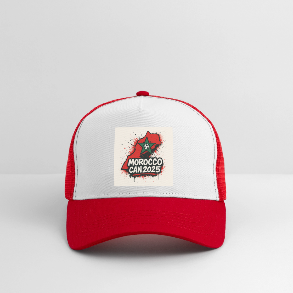 casquette Can 2025 - blanc/rouge