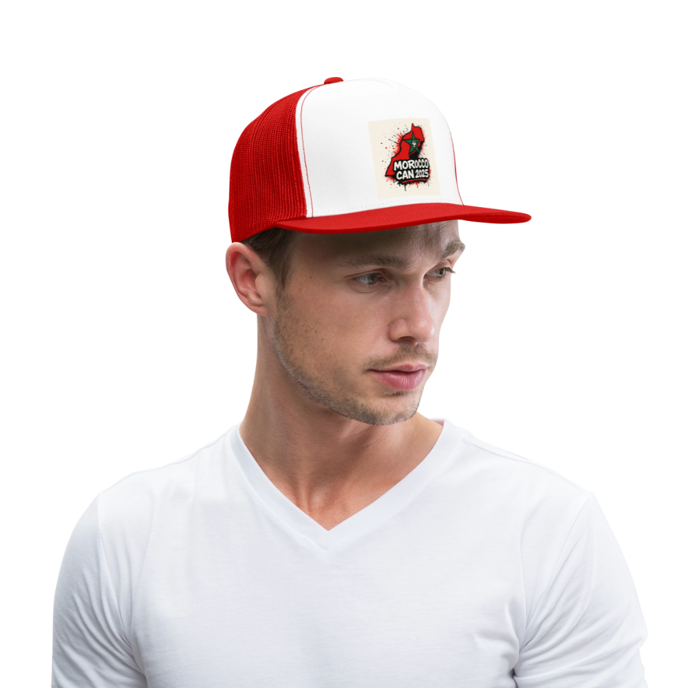 casquette Can 2025 - blanc/rouge
