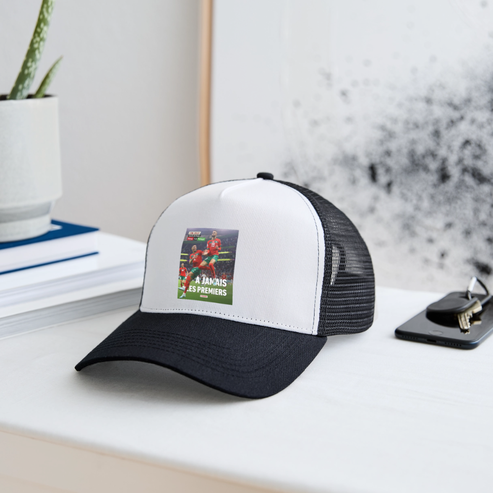 casquette Historique - blanc/noir